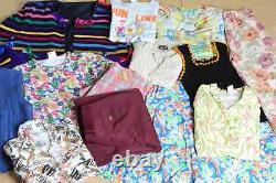 100 pc Womens Clothing Lot Vintage 70s 80s 90s Retro Wholesale Resell Bundle Box