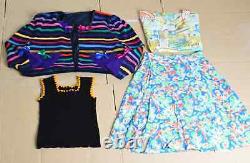 100 pc Womens Clothing Lot Vintage 70s 80s 90s Retro Wholesale Resell Bundle Box