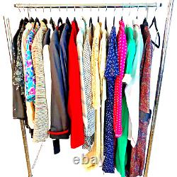 19 Piece Womens 1940s thru 1990s Vintage Clothing Lot Bundle Resale Wholesale