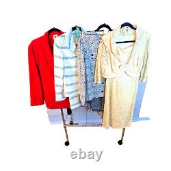 19 Piece Womens 1940s thru 1990s Vintage Clothing Lot Bundle Resale Wholesale