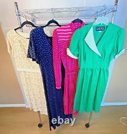 19 Piece Womens 1940s thru 1990s Vintage Clothing Lot Bundle Resale Wholesale