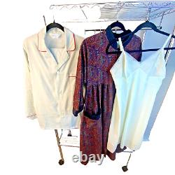 19 Piece Womens 1940s thru 1990s Vintage Clothing Lot Bundle Resale Wholesale