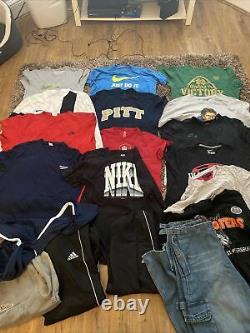 19 piece, vintage Rare wholesale job lot clothes bundle, Branded, Nike, Adidas