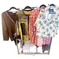 20 Piece Clothing Bundle Size XL Women's Jeans Jackets Sweaters Dresses Tops