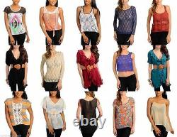 40 Pcs Lot Wholesale Mixed Womens Dresses Tops Jeans Juniors Clothing S M L