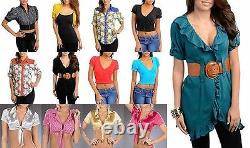 40 Pcs Lot Wholesale Mixed Womens Dresses Tops Jeans Juniors Clothing S M L
