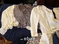62 Pc Mixed Womens Clothing Bundle Lot Tops Long Sleeve button down Sleeveless