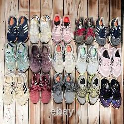 Adidas Womens Running Shoe Lot 15 Pair READ AS IS