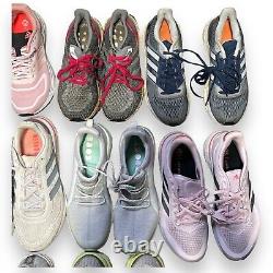 Adidas Womens Running Shoe Lot 15 Pair READ AS IS