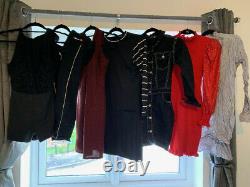 Assorted womans clothing bundle size 6-10 and 5 handbags 69 ITEMS TOTAL
