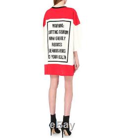 BUNDLE MOSCHINO Jeremy Scott Cigarette Box Fashion Kills Cow Dress & BACKPACK