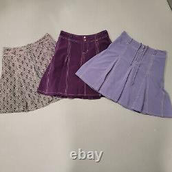 BUNDLE of 3 Athleta Flare Skorts withaccent stiching. SZ 0. Excellent Cond