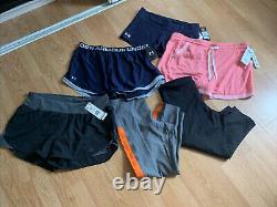 Bundle Lot x5 Women's Under Armour Adidas Workout Clothes NWT $195 Size XL