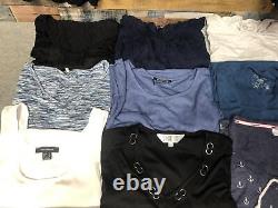 Bundle Of Ladies Clothes Size 14 Dress, Cardigan, JOULES Raincoat & 12 Tops