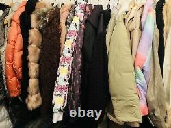 Bundle Wholesale Joblot Coats Jackets Partka Puffer Teddies In Size 8