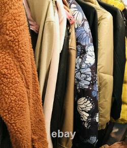 Bundle Wholesale Joblot Coats Jackets Partka Puffer Teddies In Size 8