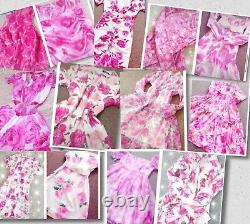 Bundle of 13 pink women lady clothes