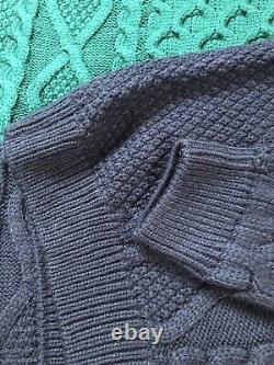 Bundle of 18 Topman Crew Neck Acrylic Charcoal Teal Navy Cable Knit Jumper Small