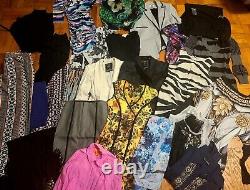 Bundle of 26 woman's clothes size XS/S/M dresses pants skirts tops