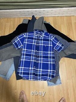 Bundle of clothing and New Republic White Sneaker (Mainly Abercrombie & Fitch)
