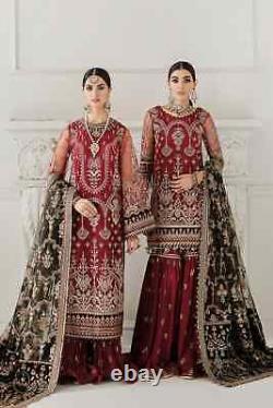 Chantelle By Baroque Embroidered Net CH10-07 Pakistani Clothes