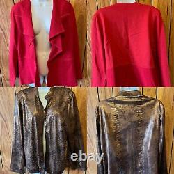 Chico's Sz 2 Lot of 5 Bundle Long Sleeve Blazers Jackets & Top One NWT One NWOT