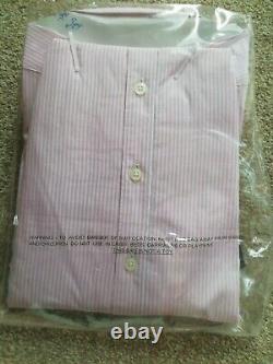Crew Clothing Classic Striped Shirt Pink Ladies, UK 18 bundle X10 RRP £490 Bnwt