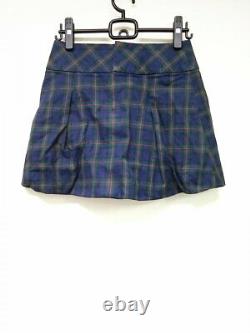 Double Standard Clothing Closing Miniskirt Size 38 Women'S Dark Navy Green