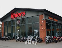 Harley Davidson Women's Firebrand Leather Jacket, Grey 97129-16VW LARGE RRP £470