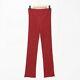 ISSEY MIYAKE Pleats Pant Size 2 Straight Red Bundle Old Clothes (E37)