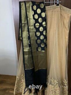 Indian Traditional Clothing Lengha Choli Ethnic Party Wear Lehenga +TWO BLOUSES