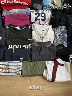 Joblot Bundle Clothes Mens Womens Shirts Tops Hoodies Various Sizes