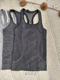 LULULEMON Swiftly Tech & Swift Speed & Cool Racerback II Tank Top Bundle 6