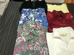 Large Bundle Ladies Clothes Size 18 M&S Trousers, Cardigan, Shaggy Jacket & More