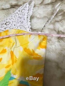 Lilly Pulitzer First Impressions Sunglow Yellow Roses Lace Reagan Dress Bundle