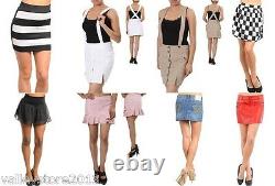 Lot 55 pcs Women Wholesale Tops Bottoms Clothing Dresses Mixed Apparel S M L XL