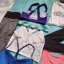 Lululemon Bundle Lot Of Pants, Crop, Tank Tops, Shirts, Bra Sz 6