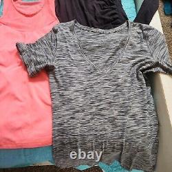 Lululemon Bundle Lot Of Pants, Crop, Tank Tops, Shirts, Bra Sz 6