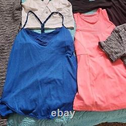 Lululemon Bundle Lot Of Pants, Crop, Tank Tops, Shirts, Bra Sz 6