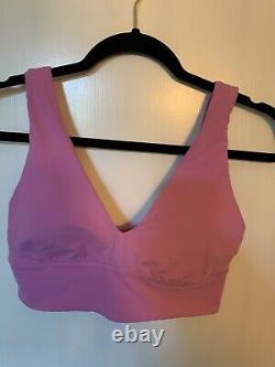 Lululemon Dahlia Mauve 8 Bundle Align Bra Swiftly Wunder Train Tank Card Pouch