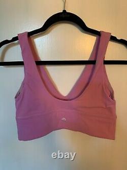 Lululemon Dahlia Mauve 8 Bundle Align Bra Swiftly Wunder Train Tank Card Pouch