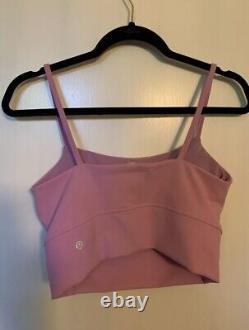 Lululemon Dahlia Mauve 8 Bundle Align Bra Swiftly Wunder Train Tank Card Pouch