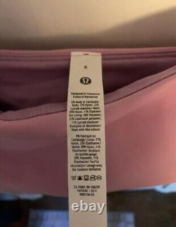 Lululemon Dahlia Mauve 8 Bundle Align Bra Swiftly Wunder Train Tank Card Pouch