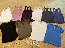 Lululemon Lot Is Sz 6 Bundle Love Tees And Tanks & Similar Euc Set Of 10