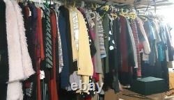MASSIVE JOBLOT BUNDLE OF MIX CLOTHES ALOT DESIGNER AND HIGH STREET over 350 item