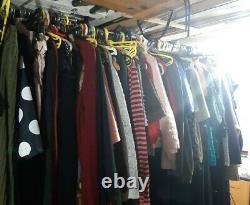 MASSIVE JOBLOT BUNDLE OF MIX CLOTHES ALOT DESIGNER AND HIGH STREET over 350 item