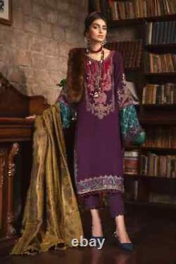 Maria B Linen Unstitched D2 Pakistani Clothes