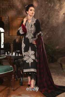 Maria B Linen Unstitched D4 Pakistani Clothes