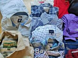 Men and Womens Designer Clothes Bundle Job Lot 80+ Items R. Lauren T. Hilfiger