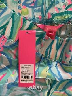 NWT Lilly Pulitzer Clothing Lot Bundle, 4 Items 2 Pants, Top, Swim Cover Up XXS
